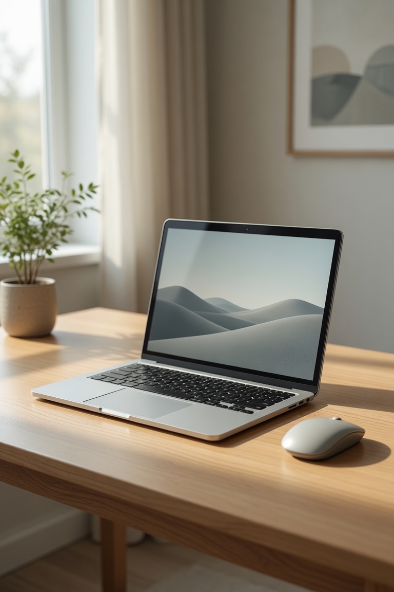 Ordinateur portable prêt pour un dépannage informatique à domicile